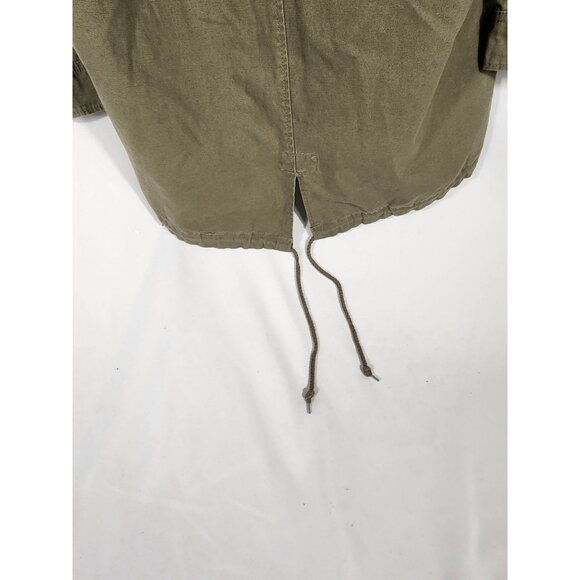 Vintage Weatherproof Canvas Utility Jacket Mens Hood Chore Coat XL - Picture 7 of 9